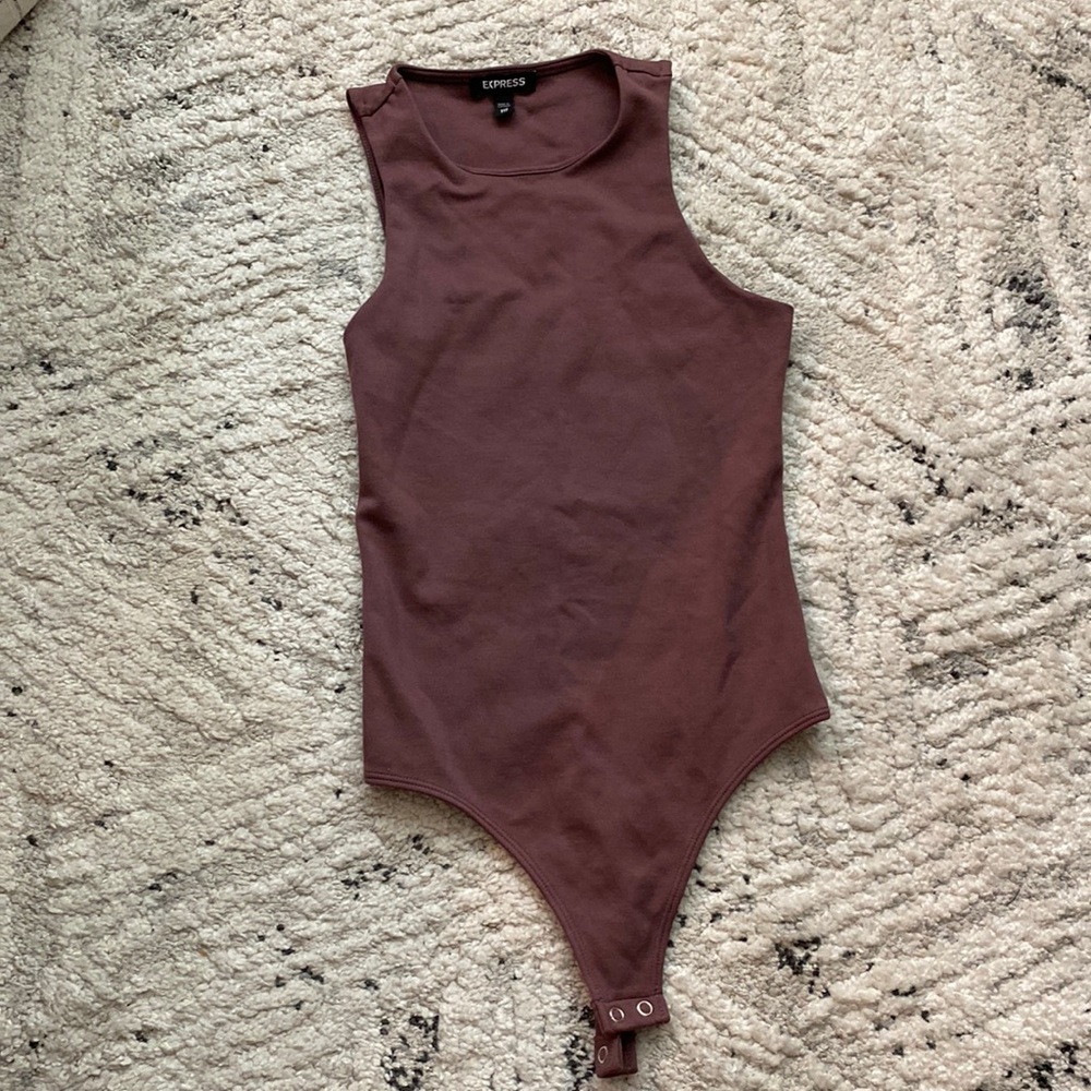Express Taupe Bodysuit